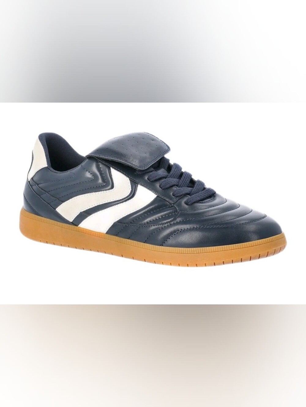 Men's Navy and White Casual Sneakers with Gum Sole -12 NIB